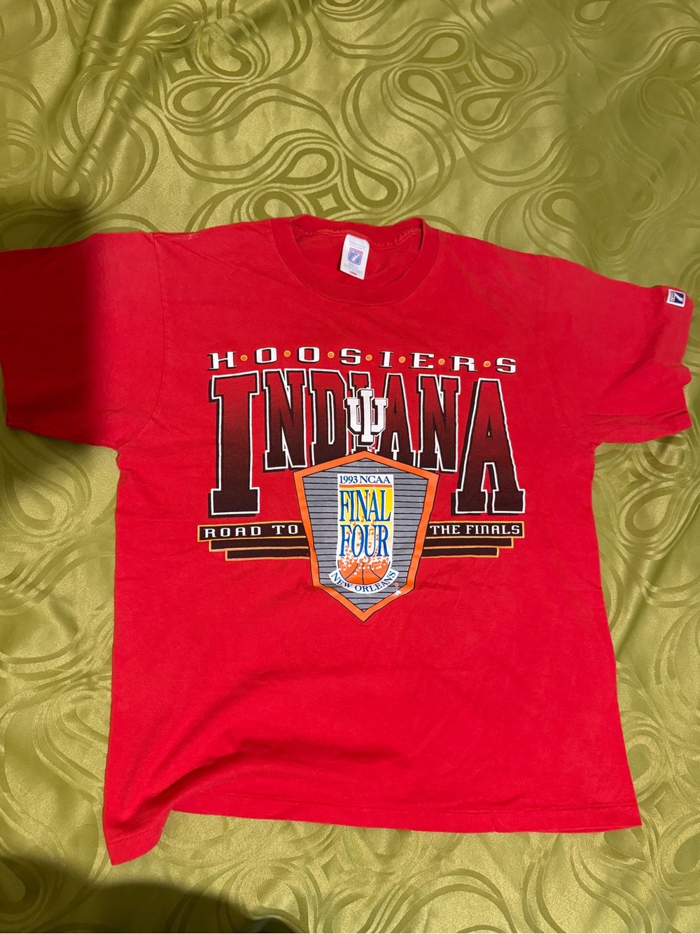 VTG Indiana Hoosiers 1993 Final Four Red Graphic Tee